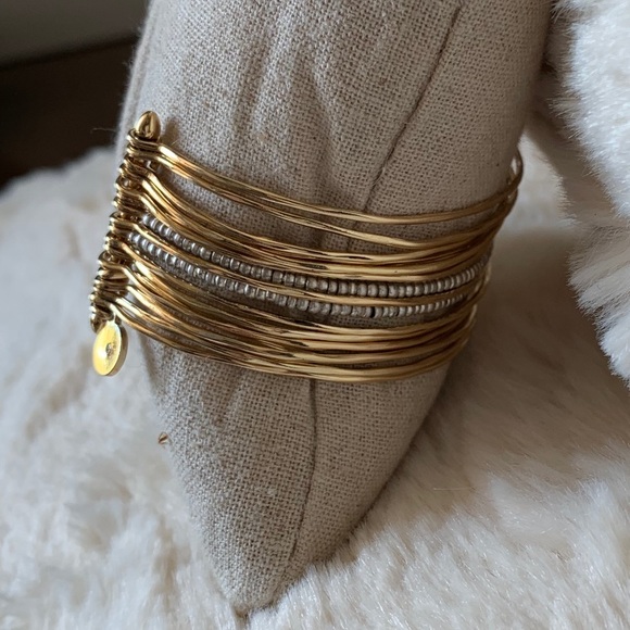 COPY - Stella & Dot Rhett Cuff - Gold - Picture 3 of 4